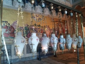 Lanterns in The Church of the Holy Sepulchre